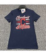 Cleveland Indians Guardians Shirt Youth Large 14 Majestic Short Sleeve N... - $26.35 CAD