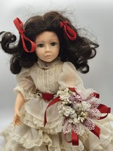 Vintage 1988 Robin Woods Doll “Scarlett Sweetheart” Southern Belle with box 14&quot; - £10.09 GBP