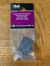 Bali Double Curtain Rod Brackets-1pk of 2pcs-Brand New-SHIPS N 24 HOURS - $16.12 CAD