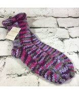 Sears Covington Home Socks Womens Sz 9-11 Chunky Knit Purple Warm NWT - $5.93