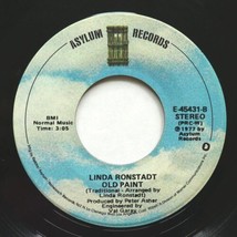 Linda Ronstadt - Blue Bayou / Old Paint 45 rpm Vinyl 7&quot; Single PRC-W - £5.57 GBP