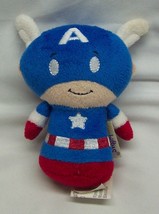 Hallmark Itty Bittys Marvel Avengers Captain America 4&quot; Plush Stuffed Animal Toy - £11.69 GBP
