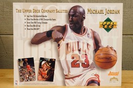 1994 Michael Jordan The Upper Deck Company Salutes LE Sheet /50000 8.5&quot; x 11&quot; - £13.44 GBP