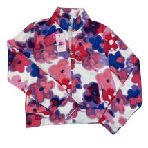 Juicy Couture Hoodie Embroidered Logo Full Zip Floral  Sweatshirt Womens Medium - £21.47 GBP