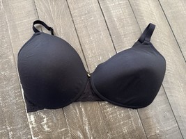 NATORI Black Wireless Lightly Lined Bra Size 34G Adjustable Hook Eye Clo... - $16.82