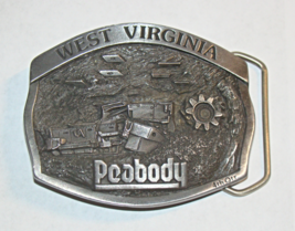 Peabody WEST VIRGINIA 4th Qtr. Limited Edition Employee Belt Buckle (1990) - £27.63 GBP