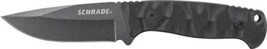 Schrade Wolverine Fixed Drop Point Hollow Ground Blade knife w Sheath - £43.15 GBP
