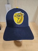 Savannah Bananas Mesh Trucker Hat Snapback Rare Oval Peel Logo Baseballi... - $67.82