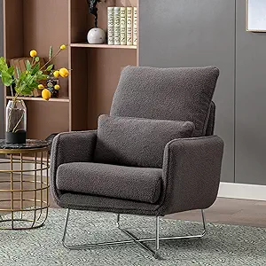 Merax Modern Mid Century Living Room Chair with Lumbar Cushion Cozy Tedd... - $886.99