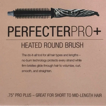 Calista Perfecter Pro Round Heated Brush (Zebra).75” - $55.95