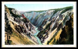 WYOMING Postcard - Yellowstone Park, Grand Canyon from Great Fall G15 - £3.09 GBP