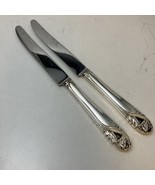 Set Of Two (2) International SPRING GLORY Sterling Handle Dinner Knives - $811.05 MXN