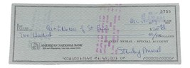 Stan Musial St.Louis Cardinaux Signé Banque Carreaux #5755 Bas - £91.43 GBP