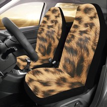 Leopard Fur Printing Car Seat Covers (Set of 2) - £38.53 GBP