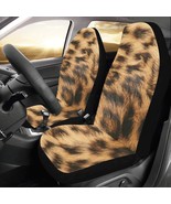 Leopard Fur Printing Car Seat Covers (Set of 2) - $66.55 CAD