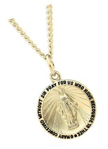Collection 14k Gold-Filled Round Miraculous Medal Madonna - $263.46