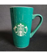 2020 Starbucks Holiday Green Speckled Mermaid Logo 16 oz Ceramic Latte M... - $188.30 MXN