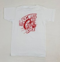 Vintage Big Wheel Race Downtown Beloit T-Shirt Kids 10-12 Deadstock 80s USA - £15.05 GBP