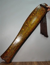 Guqin lacquer Painting technique Old Collectibles Chinese string instrum... - $888.00