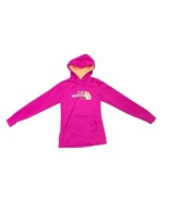 The North Face Women&#39;s Size Small Fuchsia Orange Hoodie Hooded Sweatshir... - $14.25