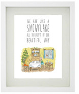 WINNIE THE POOH Christmas Quotes - Framed Print - Xmas Decorations - Sno... - €16,25 EUR