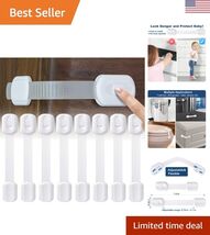 Multi-Use Safety Cabinet Locks | Flexible Straps for Kitchen &amp; Home Appl... - $13.30