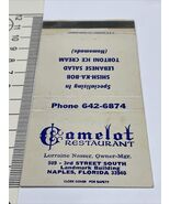 Matchbook Cover  Camelot Restaurant  Naples, FL Unstruck  gmg  Shin-Ka-Bob - $17.35 CAD