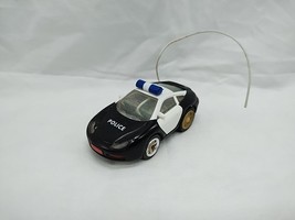 *Untested* Miniature Black And White Police Car Toy 2.5&quot; - $221.25 MXN
