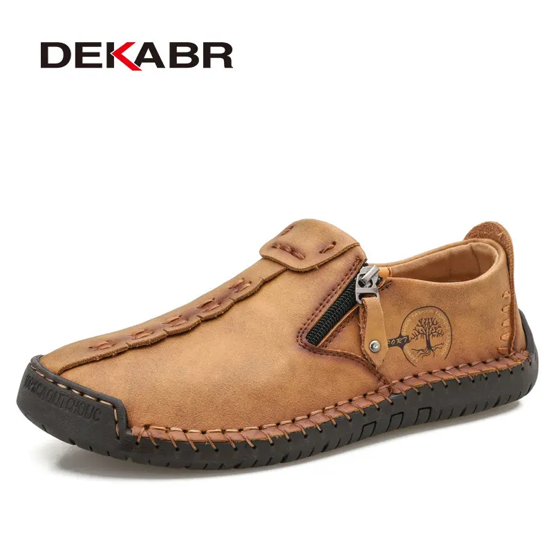 Handmade Leather Casual Shoes Breathable Fashion Business Office Shoes L... - $51.63