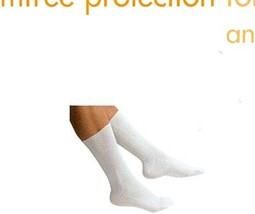Apex Unisex Anti-Shox Seamfree Comfort Crew Socks (White) Large - €16,61 EUR