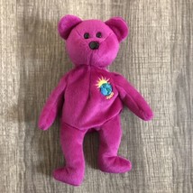 Ty Beanie Baby Millennium Purple Bear 1999 , 2000 - £2.26 GBP
