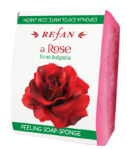 REFAN A Rose from Bulgaria PEELING SOAP-SPONGE 75 gr - $5.79