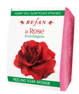 REFAN A Rose from Bulgaria PEELING SOAP-SPONGE 75 gr - $106.17 MXN