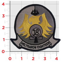 MILITARY HT-18 VIGILANT EAGLES SQUADRON GRAY HOOK &amp; LOOP EMBROIDERED PATCH - $39.99