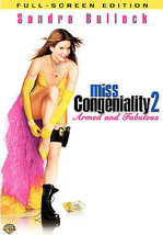 Miss Congeniality 2: Armed and Fabulous (DVD, 2005, Full Frame) - £2.87 GBP