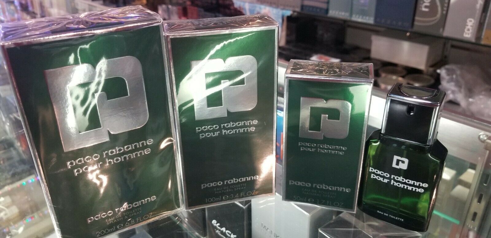 Paco Rabanne Pour Homme 1.7 3.4 6.8 oz / 50 100 200 ml Eau de Toilette Spray NEW - $54.99 - $84.99