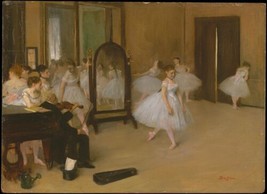 Giclee Art Print Edgar Degas The Dancing Class  Canvas  Painting - £9.02 GBP+