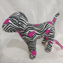 Victoria Secret PINK Dog Collectors Pink White Black Zebra Stripe Polka Dot 2012 - £9.19 GBP