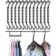 Hangers-Space-Saving-12 Pack - Closet-Organizers-And-Storage For Dorm-Room, Hang - £21.92 GBP