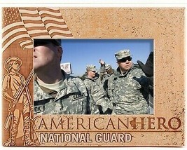 National Guard American Hero Laser Engraved Wood Picture Frame (5 x 7) - £24.37 GBP