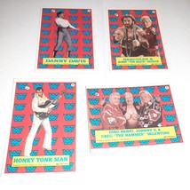 1987 Topps WWF Wrestling Stars Sticker Lot x4 Honky Tonk Davis Hercules ... - £8.86 GBP