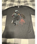 Boba Fett Star Wars T-Shirt – Size M – M&amp;O Gold – Mandalorian Mythosaur ... - $13.32 CAD