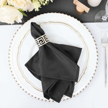25 Pcs Charcoal Grey Polyester 17X17&quot;&quot; Table Napkins Wedding Party Kitchen Linen - £24.30 GBP