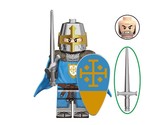 Minifigure Knight Of Jerusalem Great Helm Army Castle Soldier US Seller - $7.98