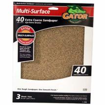 ALI INDUSTRIES Gator Finishing 4439 40 Grit Aluminum Oxide Sanding Sheet... - $23.70 CAD