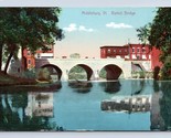 Battell Bridge Middlebury Vermont VT 1911 DB Postcard P14 - $6.88