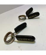 Pair (2) Weider 1" Standard Collars Spring Clips For Barbells Vtg - $19.79