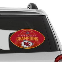 NFL Kansas City Chiefs Super Bowl LIV Champion Window Film Perforated De... - $8.99