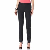 NIP N Natori 393-805 Womens&#39; Regular Black Stretch Cotton Slim Leg Pants - £23.39 GBP