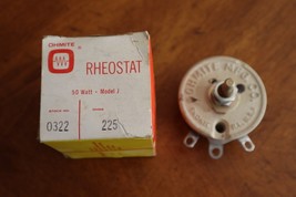 Ohmite Rheostat 0322 225 Model J Used with damage to ceramic - $12.30